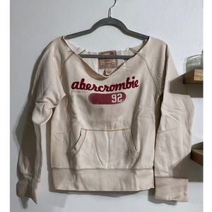 Abercrombie & Fitch Off the Shoulder Sweatshirt